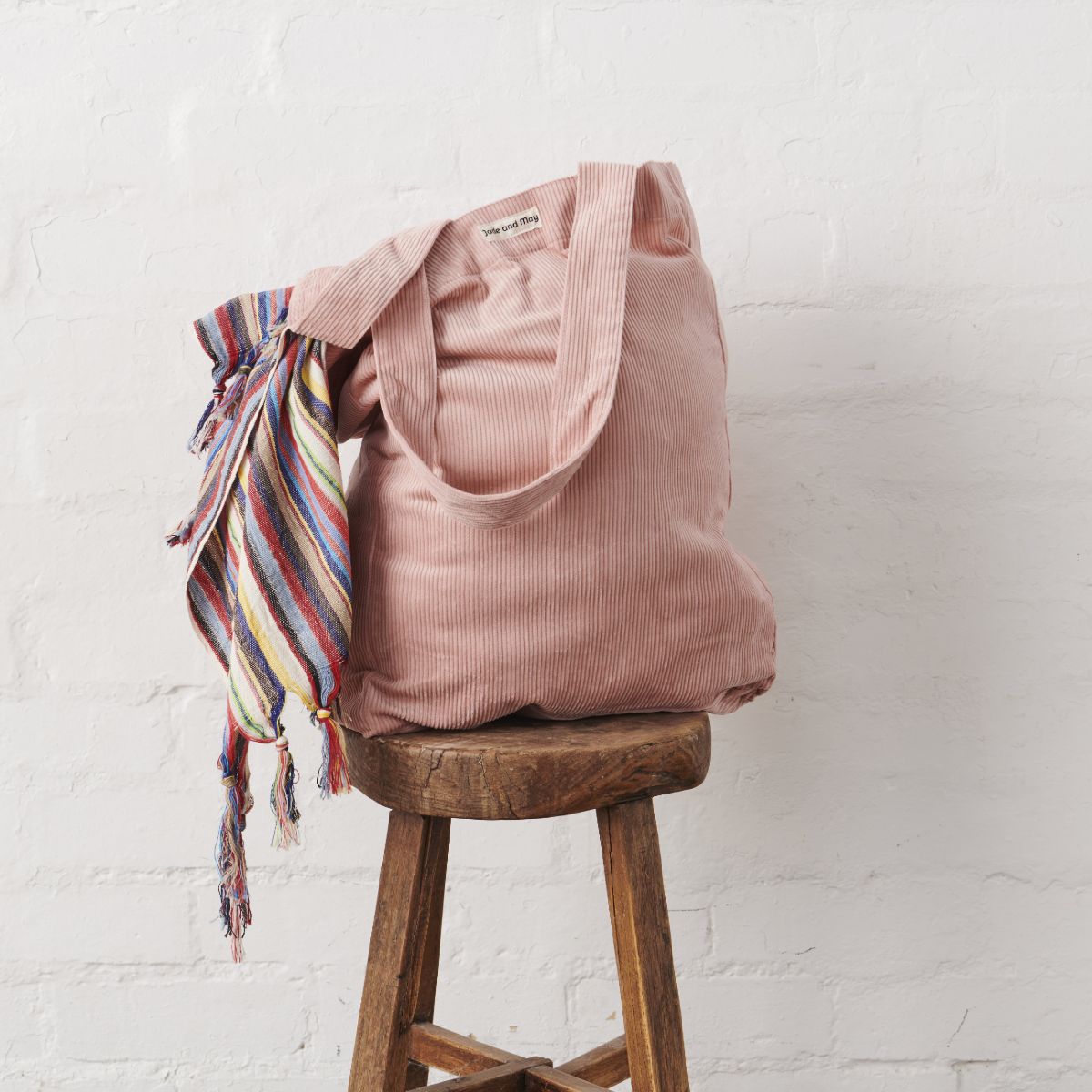 Cord Tote Bag - Jade and May