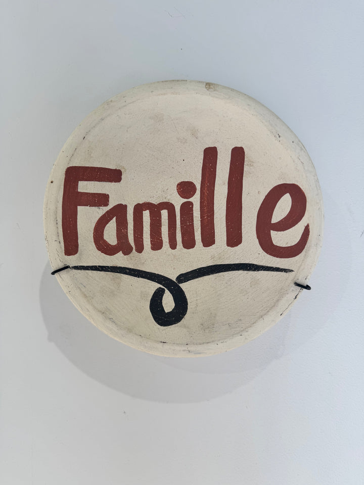 Ceramic Wall Plate - For the wall