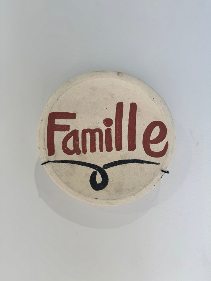 Ceramic Wall Plate - For the wall