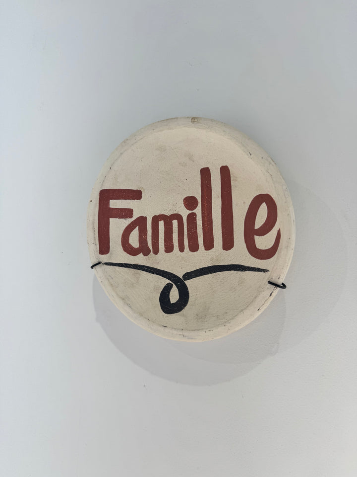 Ceramic Wall Plate - For the wall