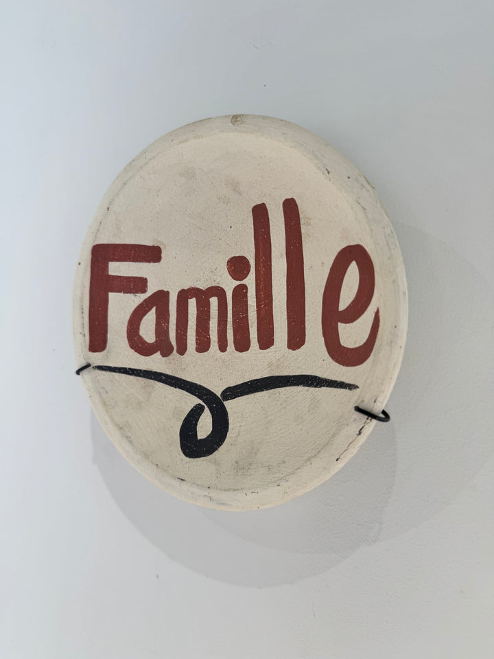 Ceramic Wall Plate - For the wall