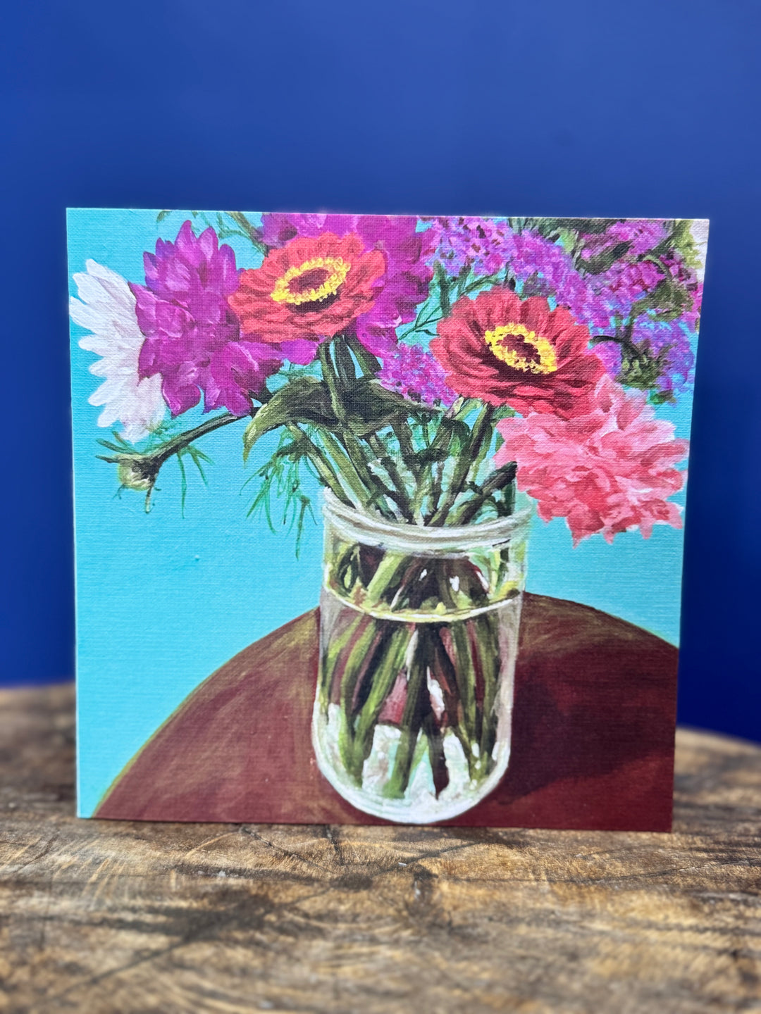 Greeting Card - Flowers Vase | Australian Artist - Art