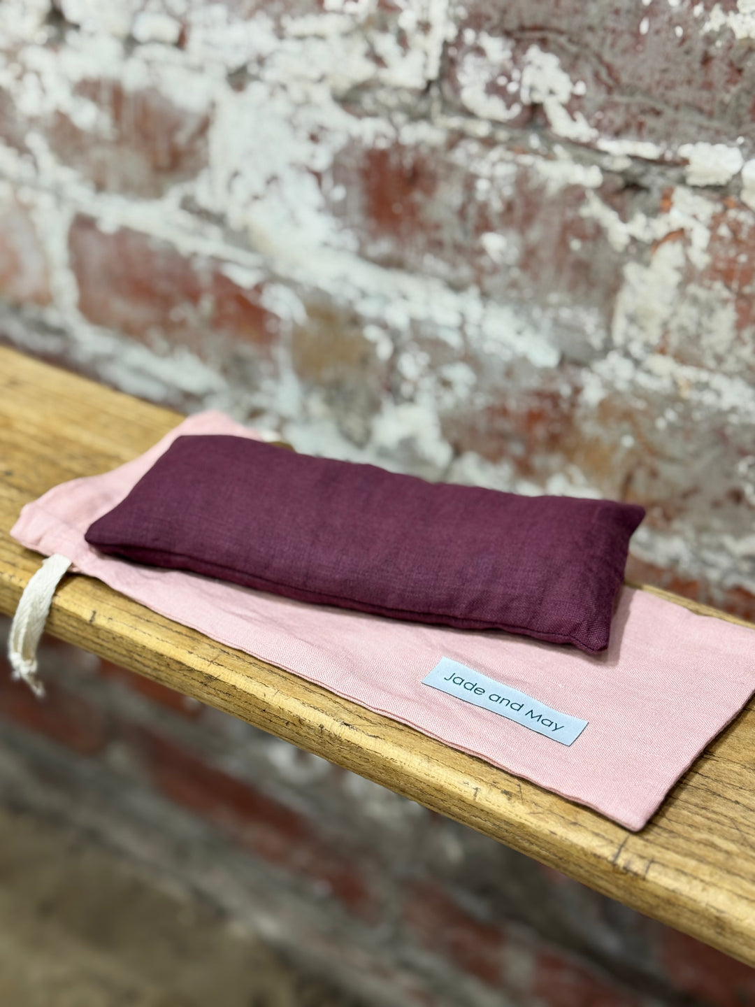 Eye Pillow - Burgundy & Pink | Jade and May
