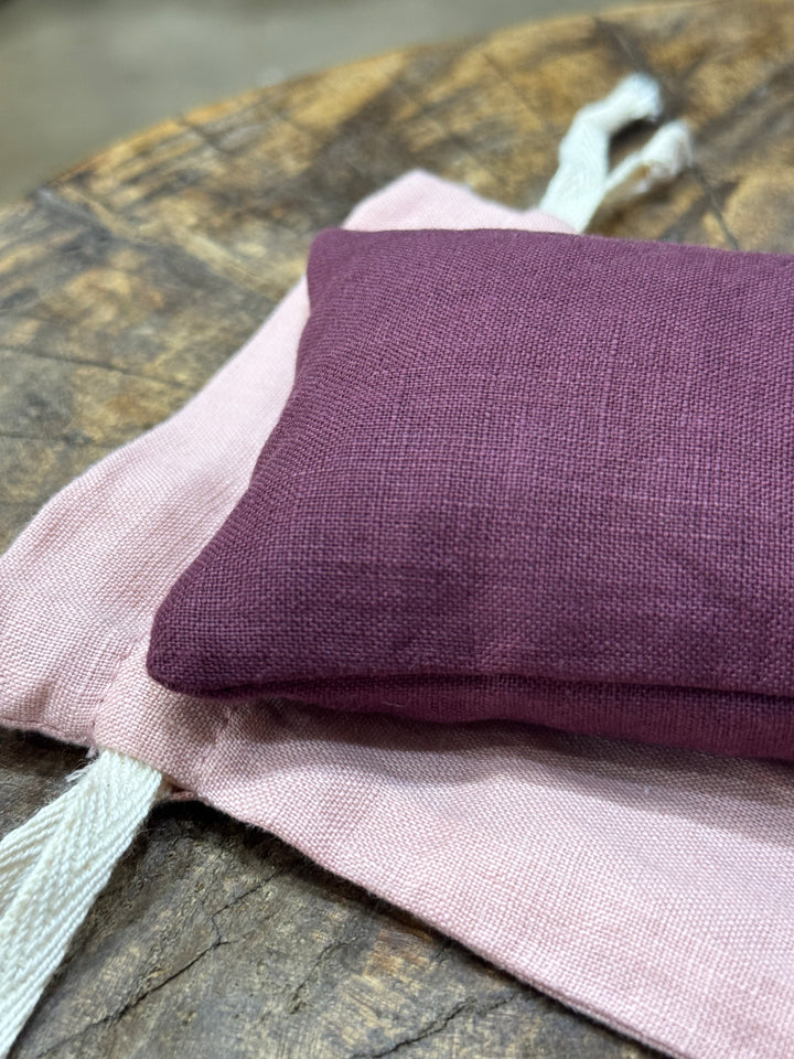 Eye Pillow - Burgundy & Pink | Jade and May