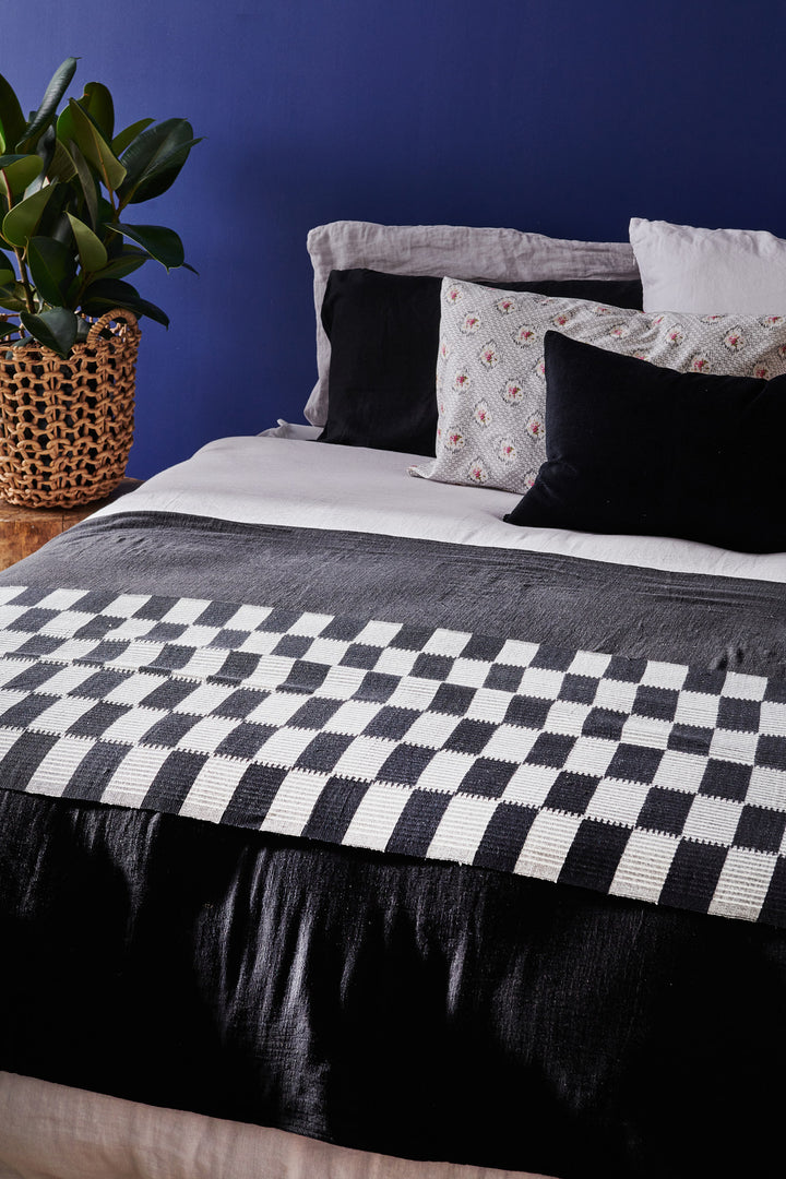 European Pillowcase in Linen | White