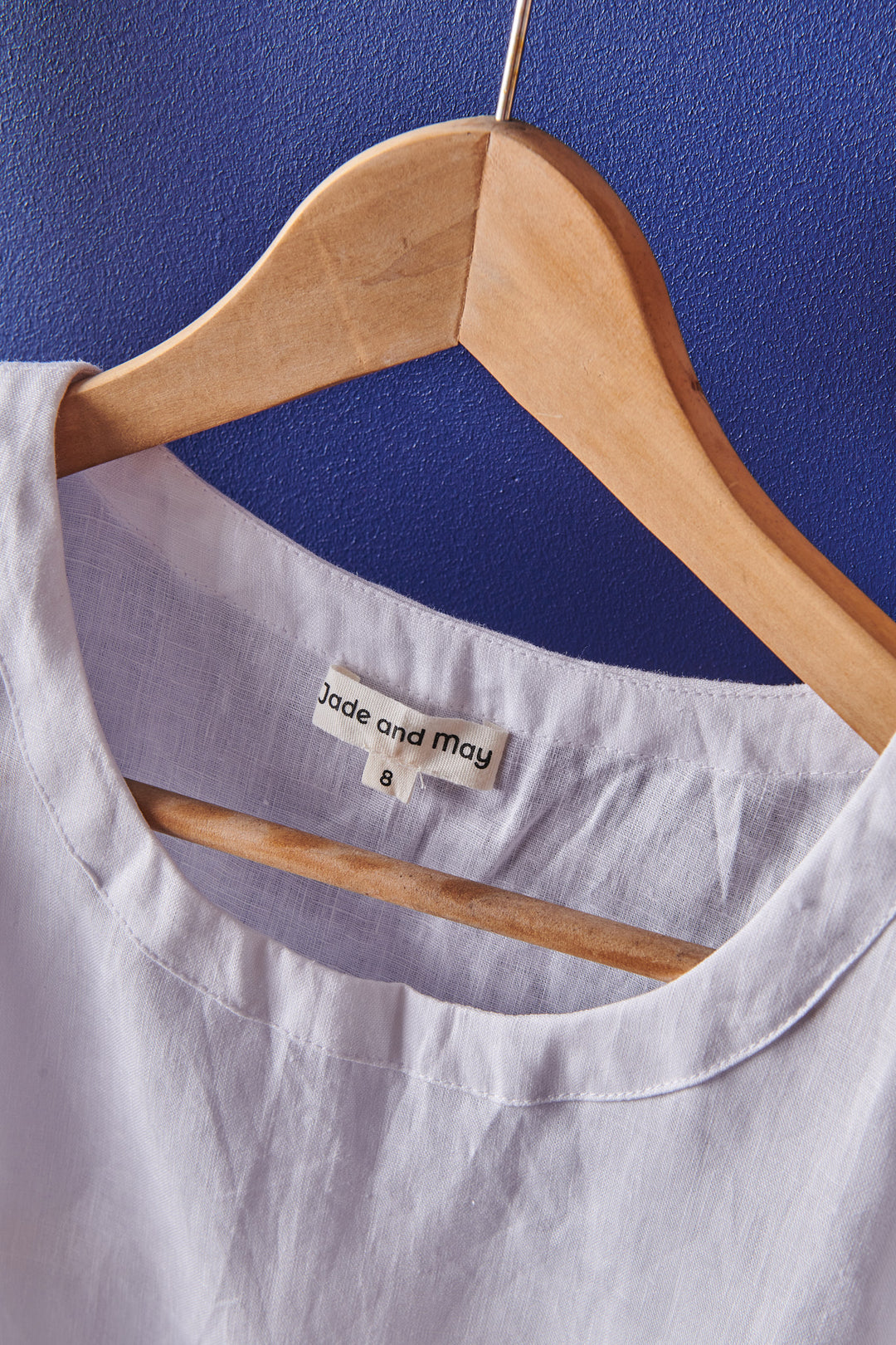 white linen t-shirt for everyday essentials at jade and may