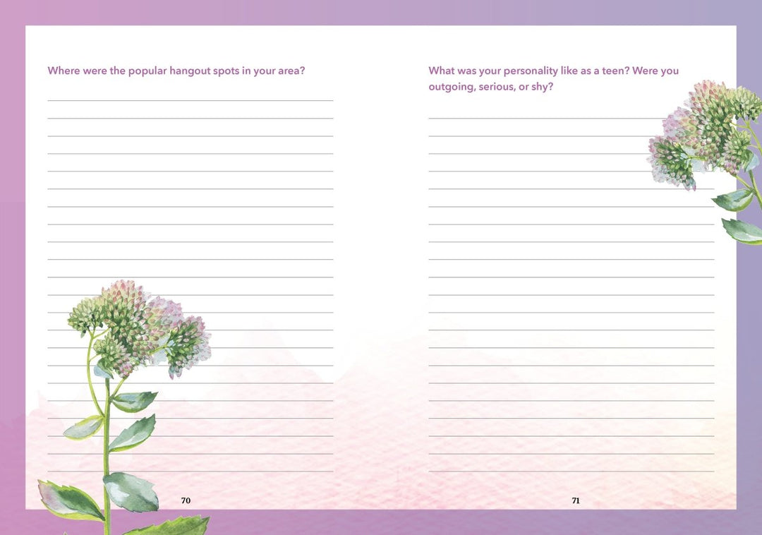 A Grandmother's Life - example page