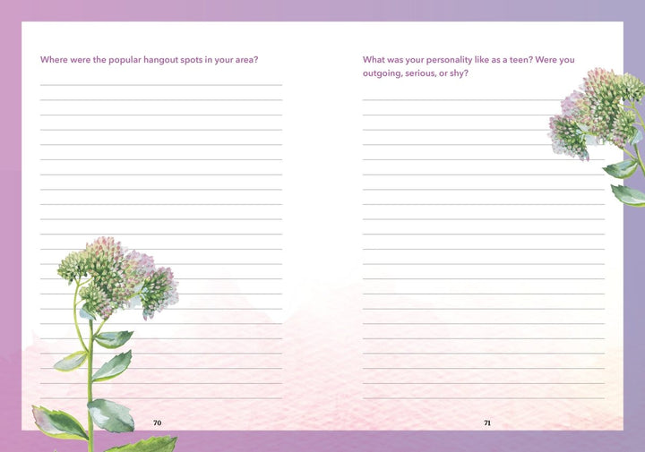 A Grandmother's Life - example page