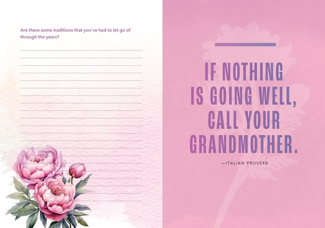 A Grandmother's Life - example page