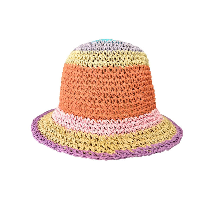 Acorn Kids | Astrid Crochet Hat in Sand and Multi - Baby & Kids