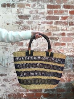 African Baskets - Open Weave Basket in Multiple Colours - Basket