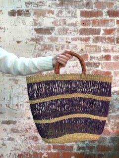 African Baskets - Open Weave Basket in Multiple Colours - Basket