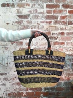 African Baskets - Open Weave Basket in Multiple Colours - Basket