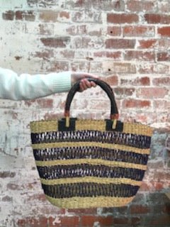 African Baskets - Open Weave Basket in Multiple Colours - Basket