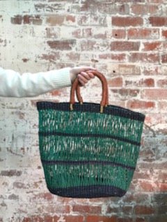 African Baskets - Open Weave Basket in Multiple Colours - Basket
