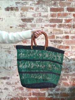 African Baskets - Open Weave Basket in Multiple Colours - Basket