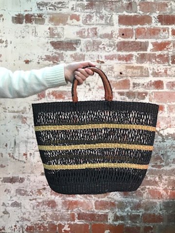 African Baskets - Open Weave Basket in Multiple Colours - Basket