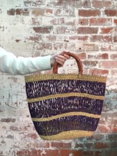 African Baskets - Open Weave Basket in Multiple Colours - Basket