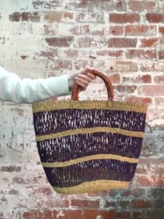 African Baskets - Open Weave Basket in Multiple Colours - Basket