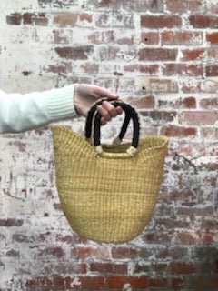 African Baskets - U - Shopper Basket in Natural - Basket