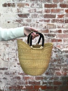 African Baskets - U - Shopper Basket in Natural - Basket