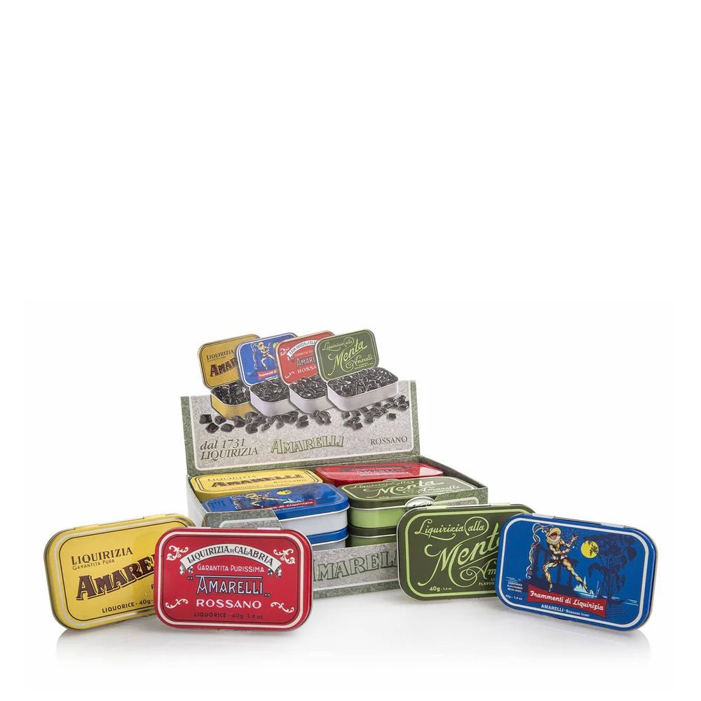 Amarelli Licorice Tins - Italian Licorice - Food and Drink
