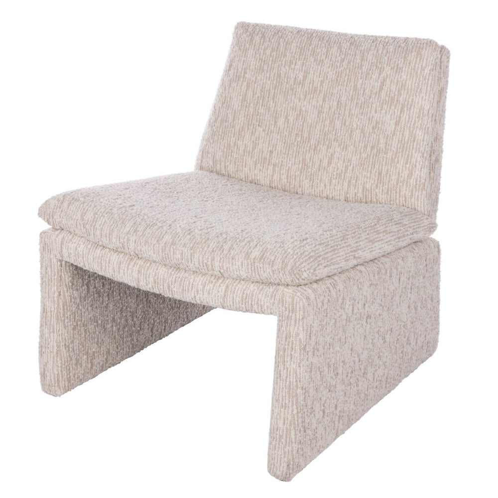 Austin Accent Chair Off White & Taupe - Armchair