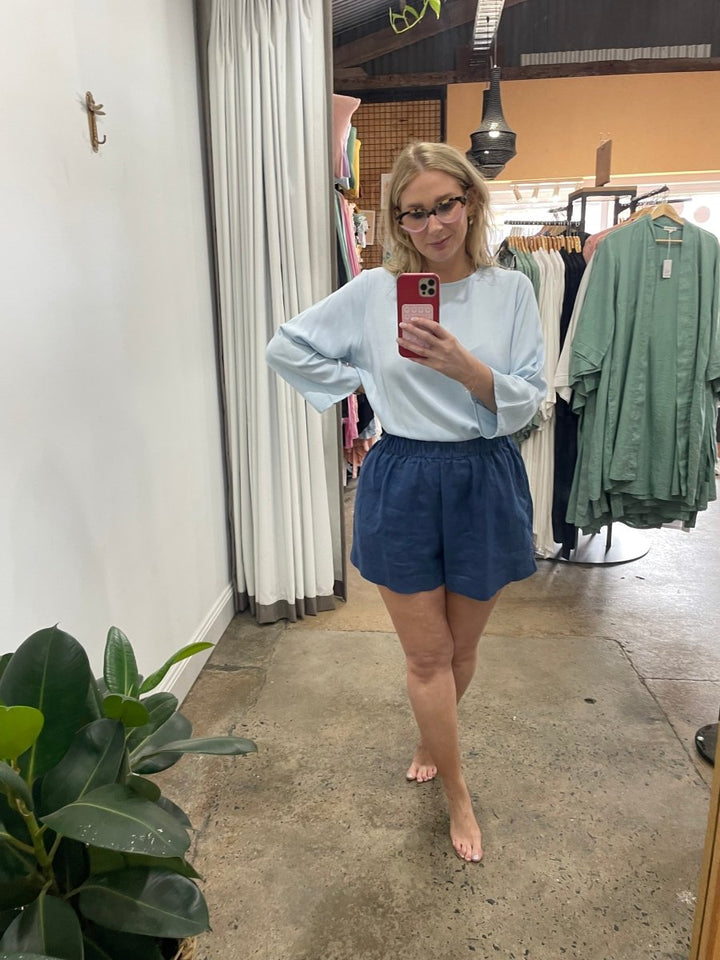 Bamboo Long Sleeve T-Shirt - Baby Blue - Separates