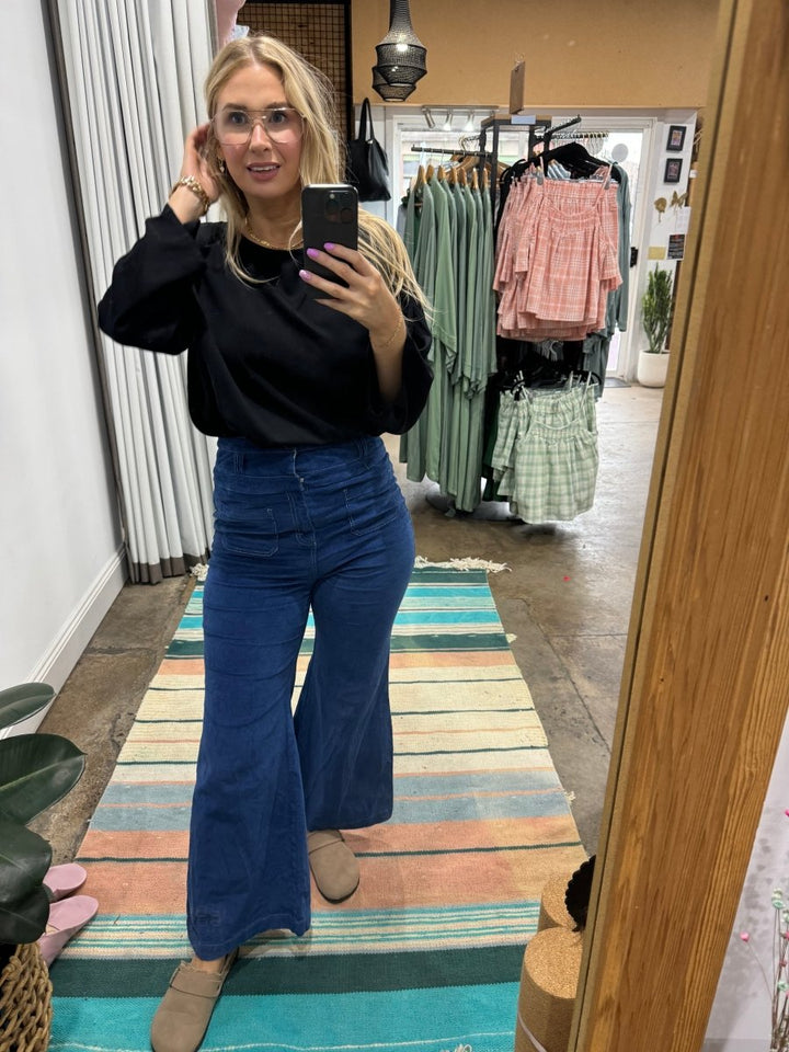 Bamboo Long Sleeve T-Shirt - Black - Separates