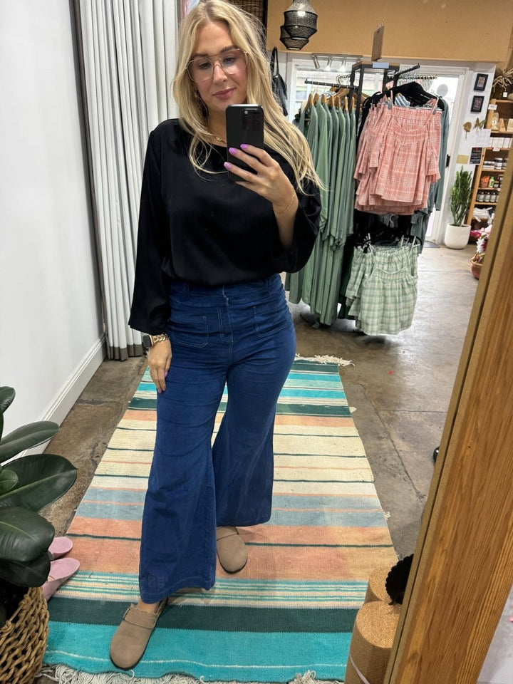 Bamboo Long Sleeve T-Shirt - Black - Separates