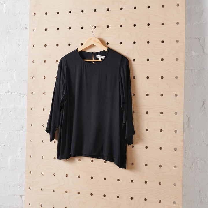 Bamboo Long Sleeve T-Shirt - Black - Separates