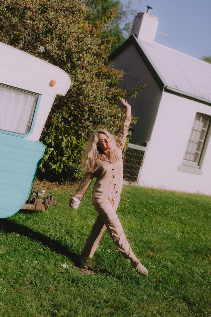 Bamboo Pyjama - Classic Set in Mocha - Pyjamas