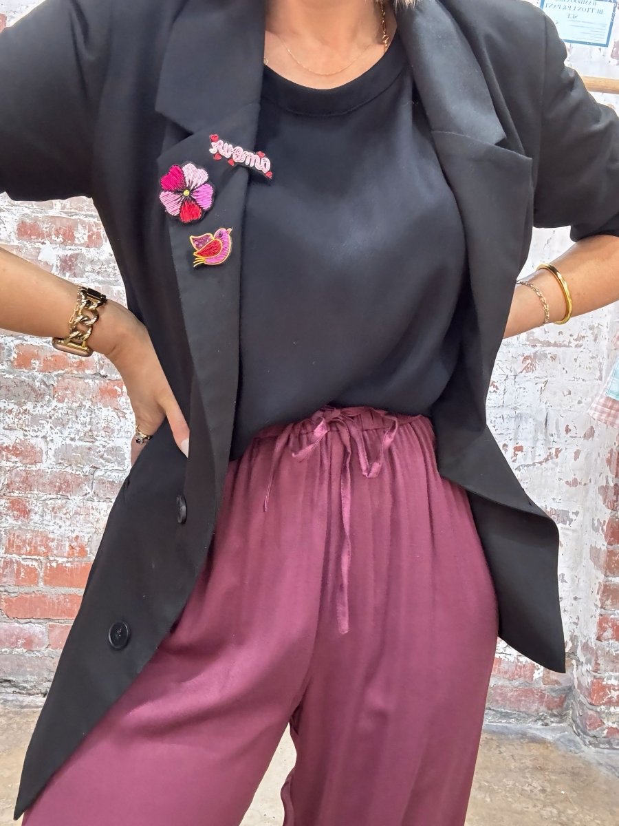 Bamboo T-Shirt in Black - Separates