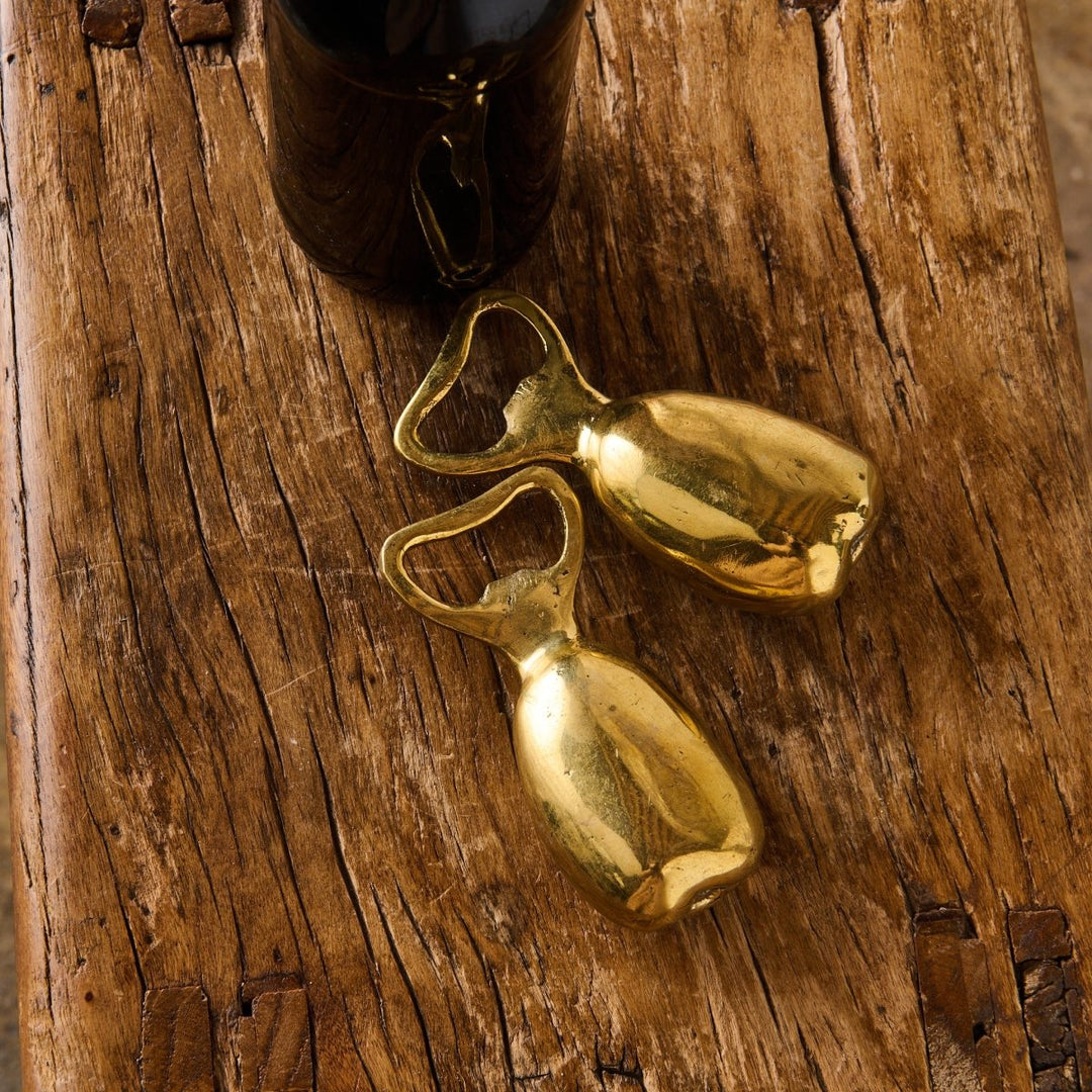 Brass Bottle Opener - The Bump - Brass Bottle Opener