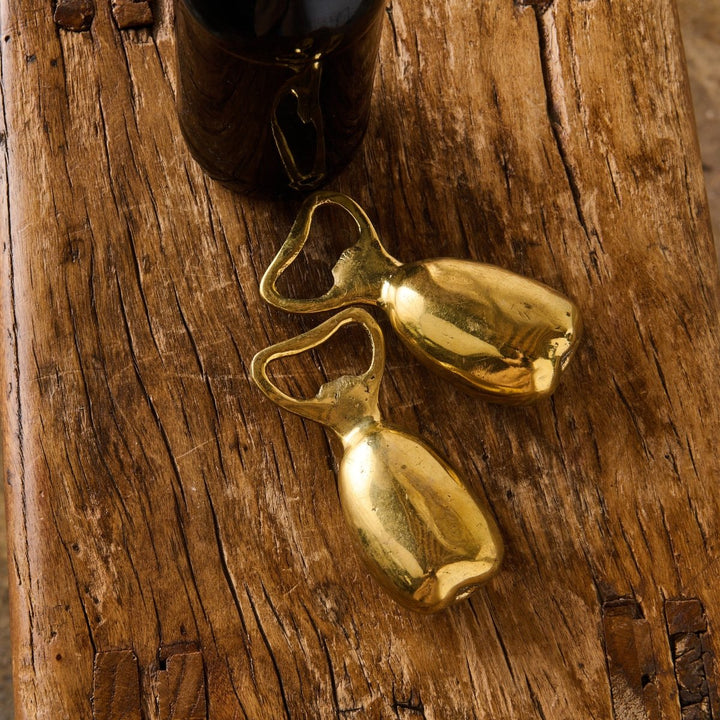 Brass Bottle Opener - The Bump - Brass Bottle Opener