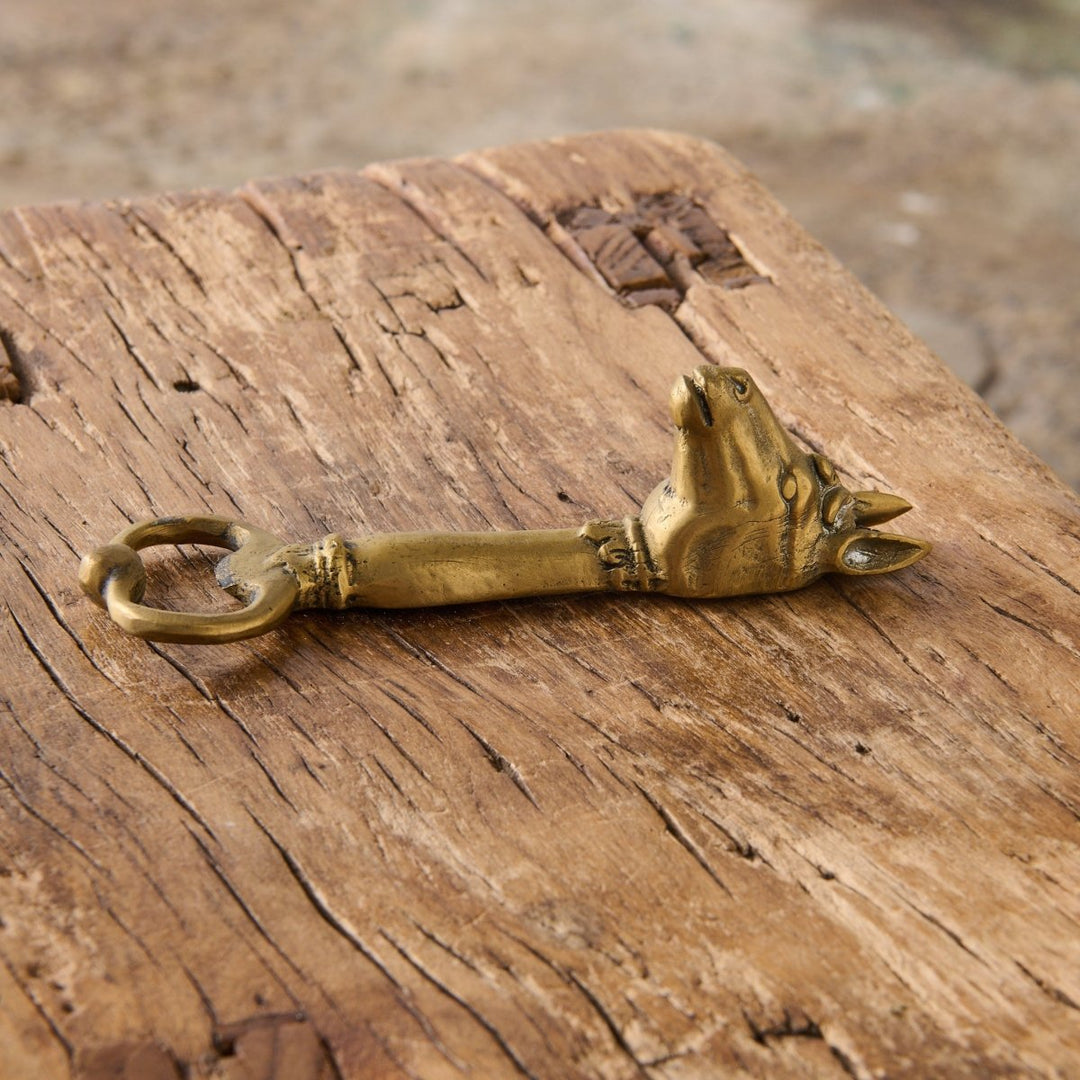 Brass Bottle Opener - The Horse Head - Brass Bottle Opener