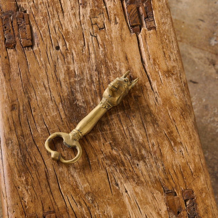 Brass Bottle Opener - The Horse Head - Brass Bottle Opener