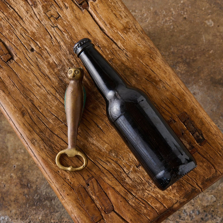 Brass Bottle Opener - The Owl - Brass Bottle Opener