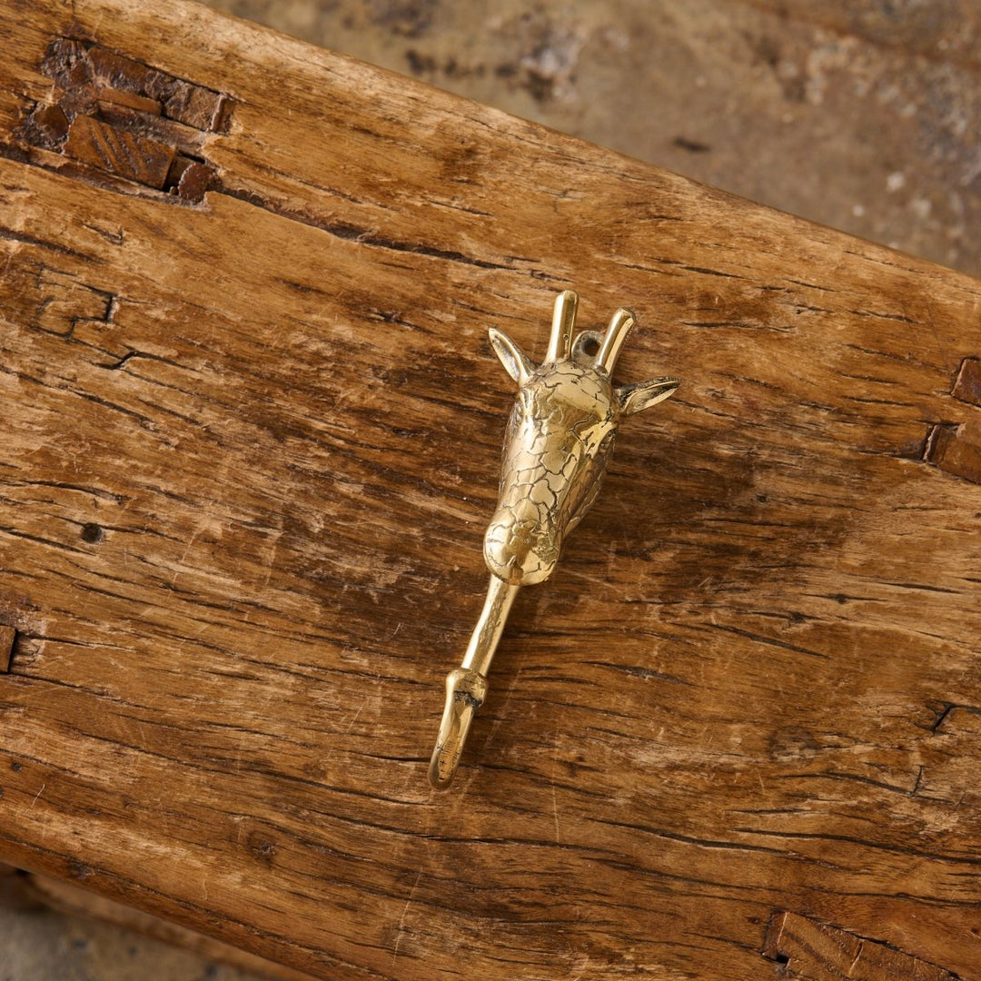 Brass Hook - Giraffe - Brass Hook