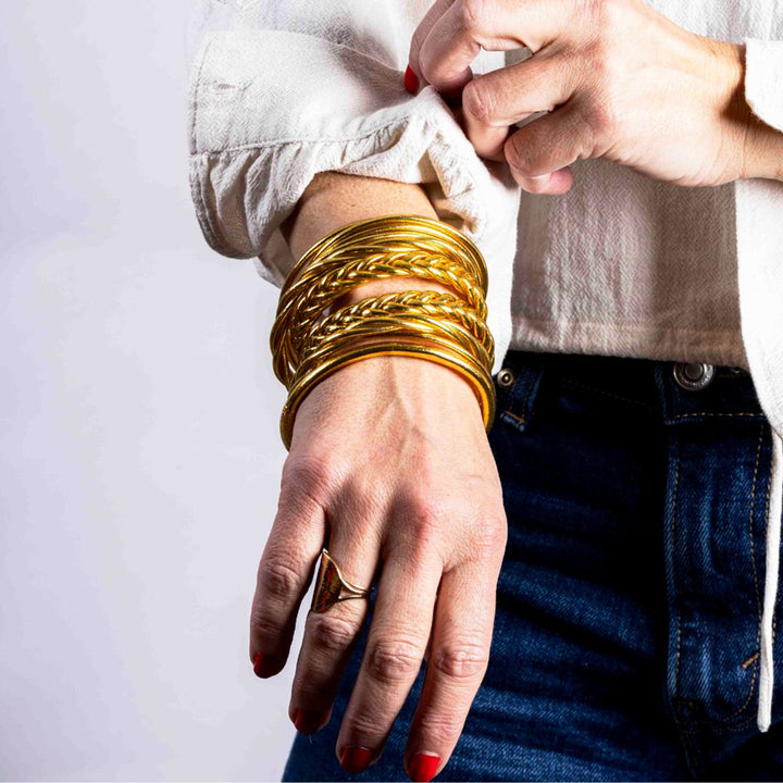 Buddhist Bracelets in Gold - Jewellery