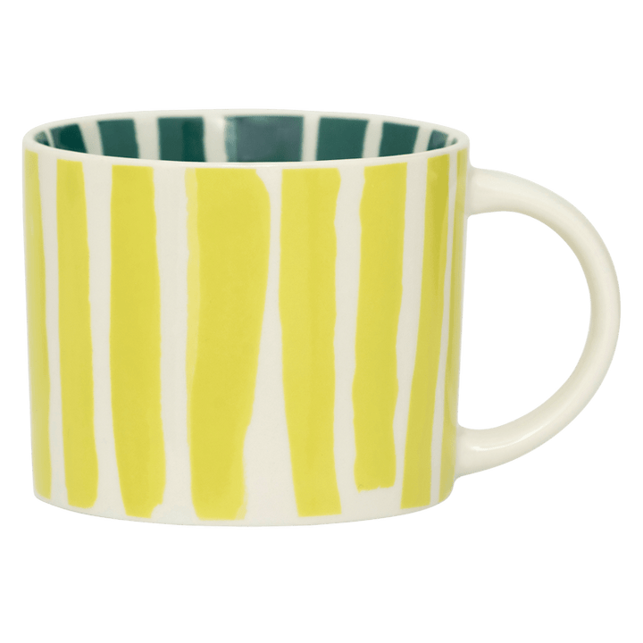 Ceramic Mug - Tazza with Stripes: Urban Nature Collection X Linda - Ceramic Mug