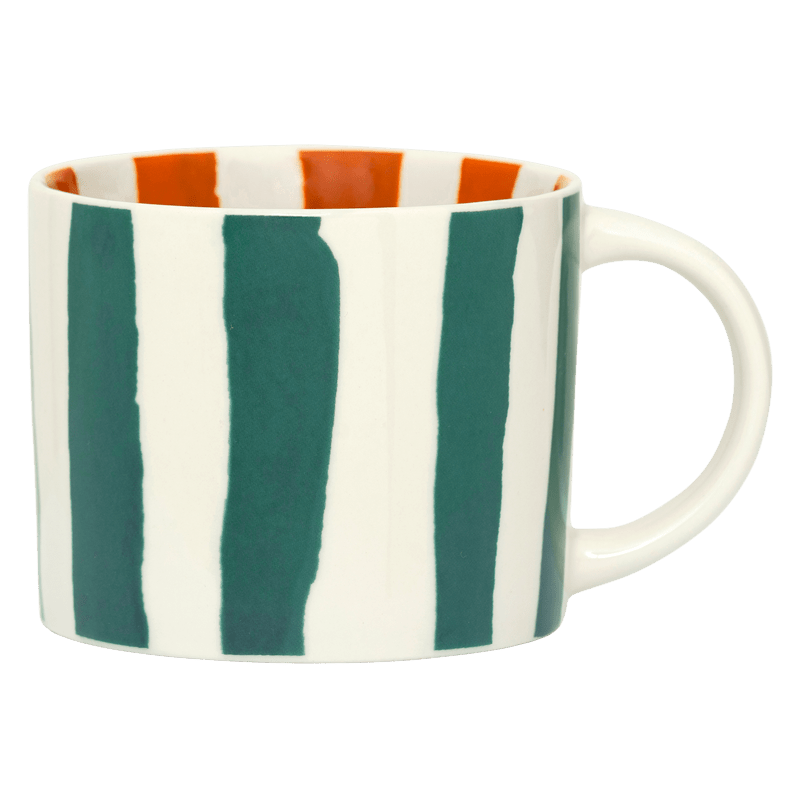 Ceramic Mug - Tazza with Stripes: Urban Nature Collection X Linda - Ceramic Mug