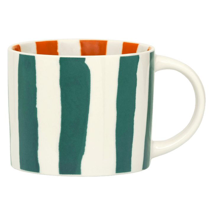 Ceramic Mug - Tazza with Stripes: Urban Nature Collection X Linda - Ceramic Mug
