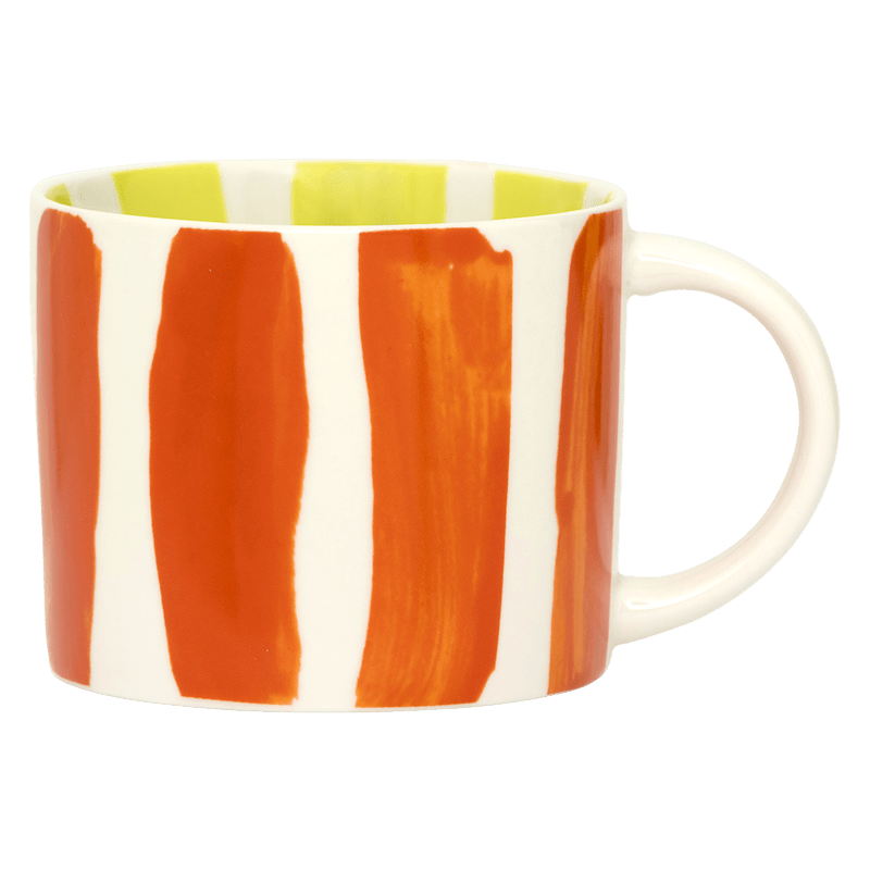 Ceramic Mug - Tazza with Stripes: Urban Nature Collection X Linda - Ceramic Mug
