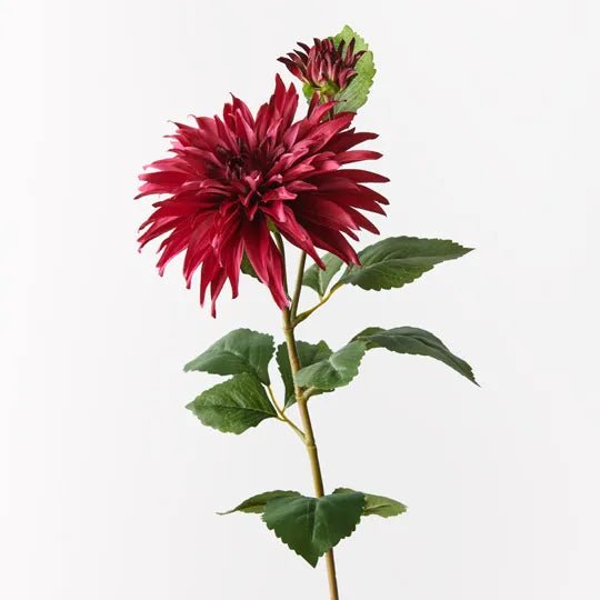 Dahlia Spray | Premium Artifical Flower Stem - Artificial Flowers & Greenery