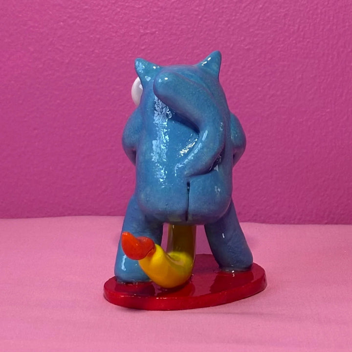 Darihan - Long Cat Clay Figure - Art