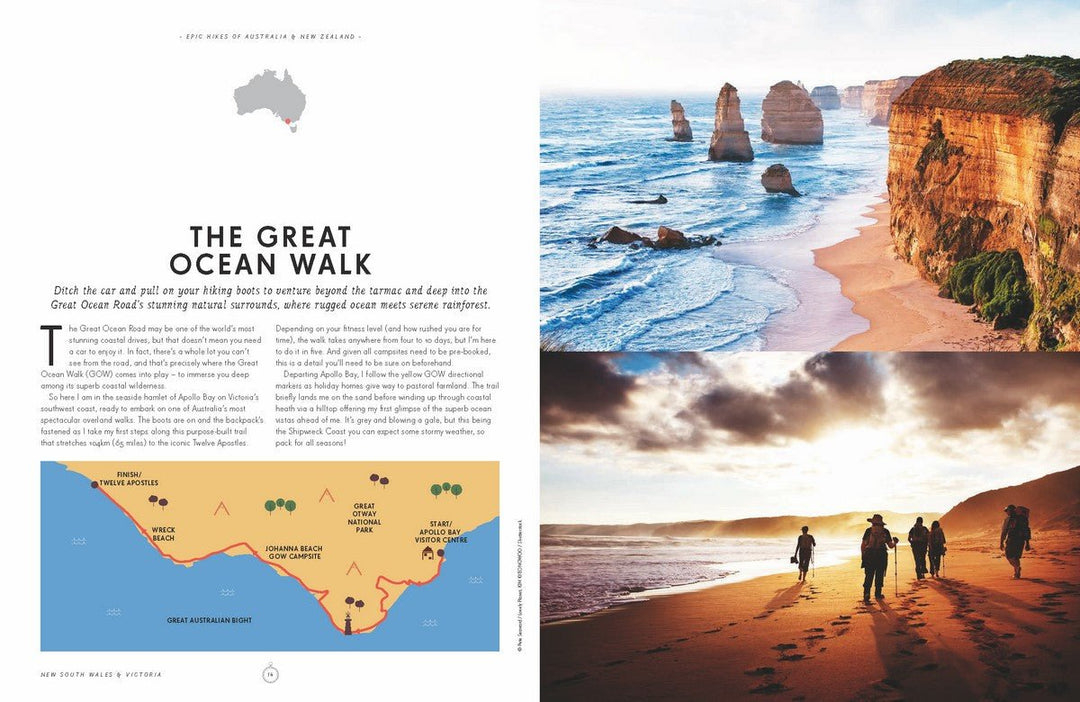 Epic Hikes of Australia & New Zealand by Lonely Planet - Book