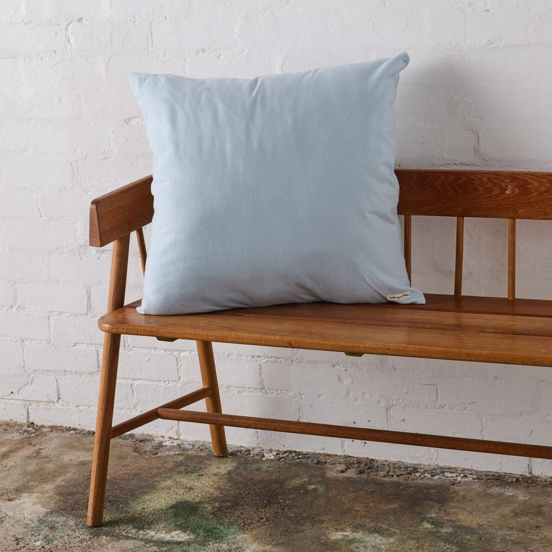 European Pillowcase | Baby Blue Flannelette - Pillowcase