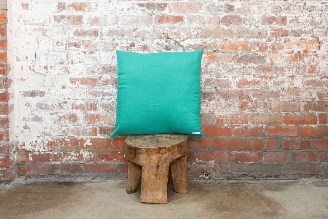 European Pillowcase in Linen - Jade - Pillowcase