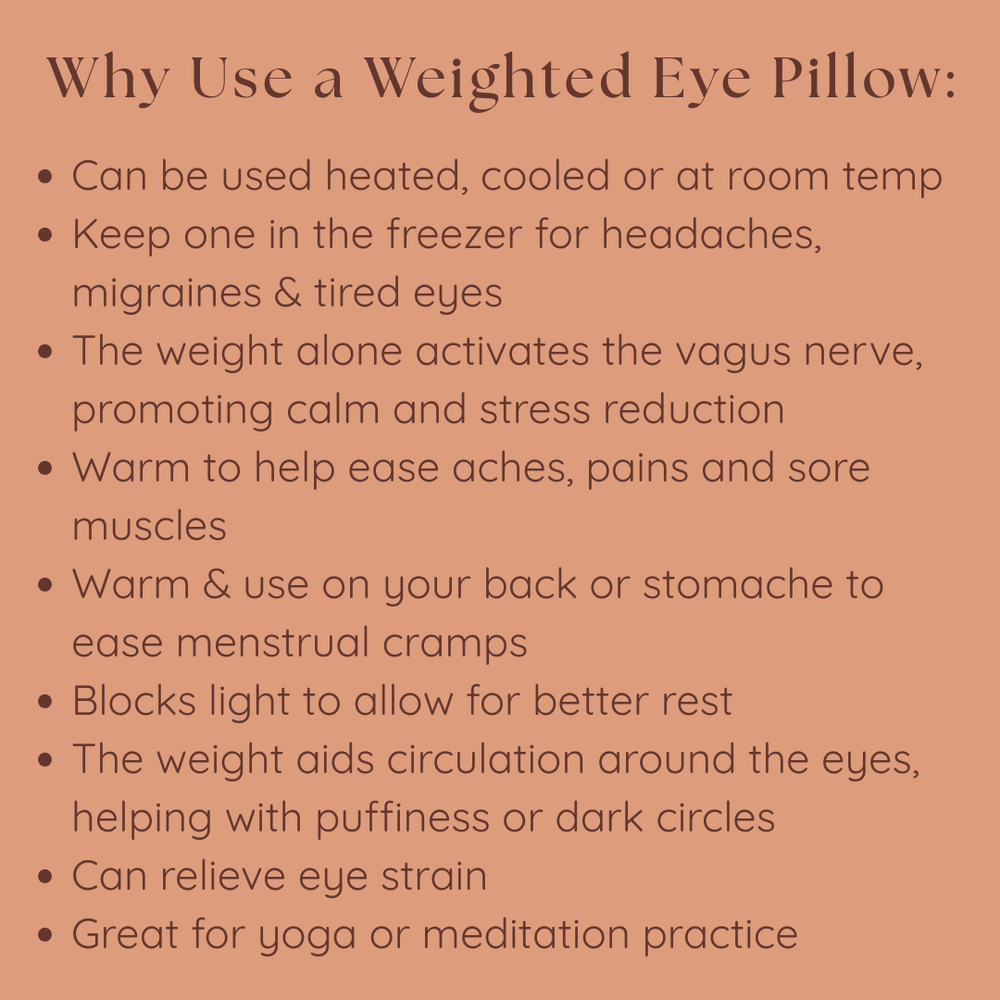 Eye Pillow in Navy & Sage | Jade and May - Eye Pillows